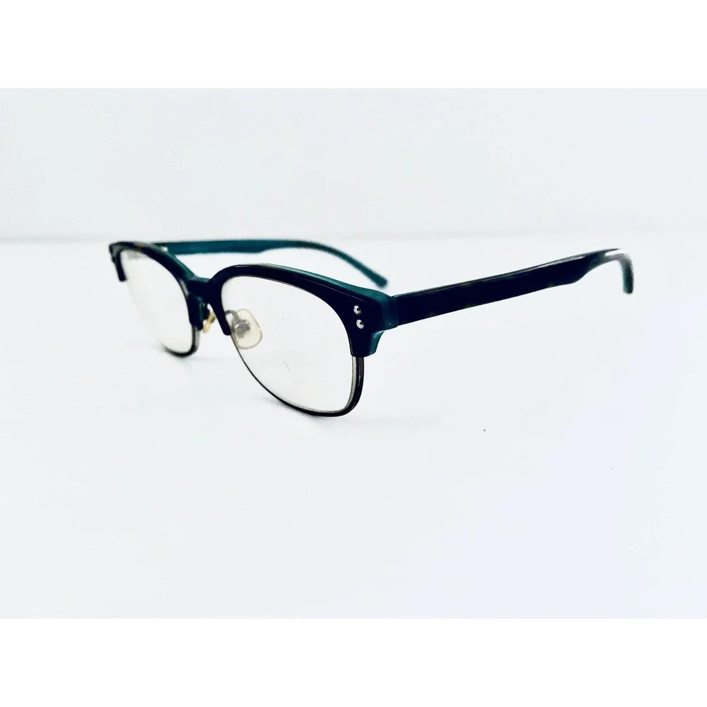 Kate Spade Tortoise Brown Blue Metal Clubmaster Glasses Ivonne 0JEY 135